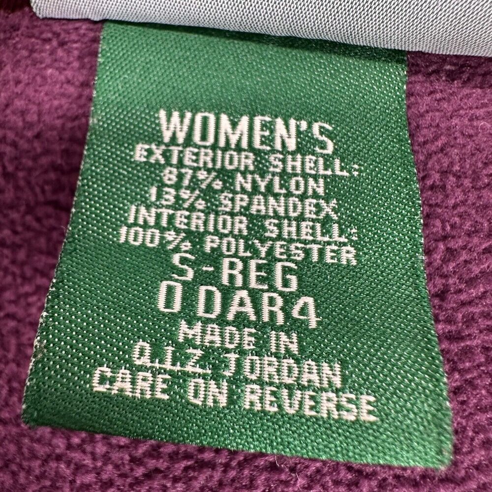 Ll Bean Jacket Soft Shell Size S Fleece Lined Ful… - image 8